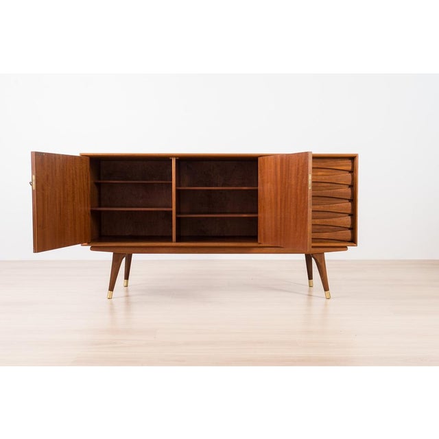 Mid-Century Modern Scandinavian Sideboard in Teak from Sven Andersen, 1960 For Sale - Image 4 of 13