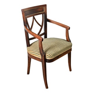 French 18th Century Oak Armchair For Sale