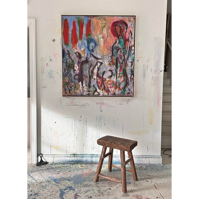 Framed Modern Abstract Painting by Roderick Coles For Sale - Image 12 of 12