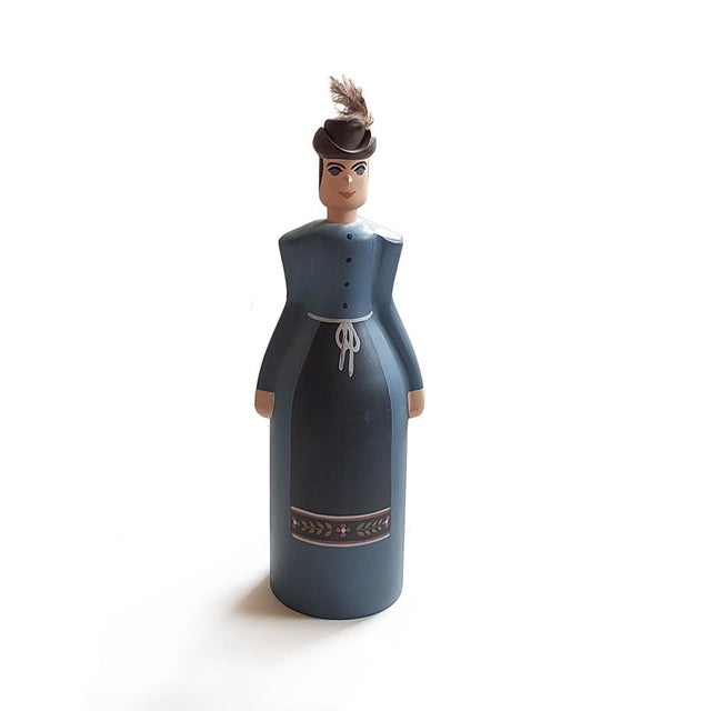 Mid-Century Swedish Falujungfrun Doll from Praktisk Konst, 1985 For Sale - Image 4 of 4