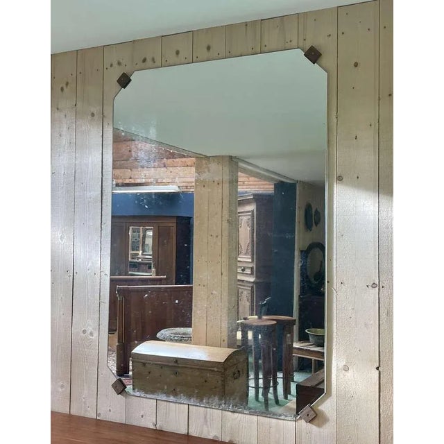 Art Deco Octagonal Mirror, 1930s For Sale - Image 3 of 7