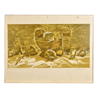Albert Goltjakov, Still Life, 1964, Monotype For Sale
