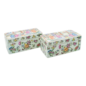 1900's Pair of Antique Decorative Boxes