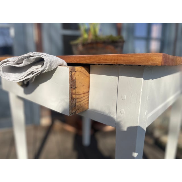 Antique Table in Fir, 1890s For Sale - Image 5 of 18