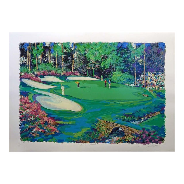 Steve Bloom "Amen Corner at Augusta" Golf Hand Signed Art For Sale