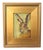 2020s Impressionist Rabbit Hare Oil Painting Including the Antiqued Gold Wood Frame For Sale - Image 5 of 5