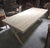 1950s Large Industrial Wood Table with Air-Abrasive Finish, 1950s For Sale - Image 5 of 6