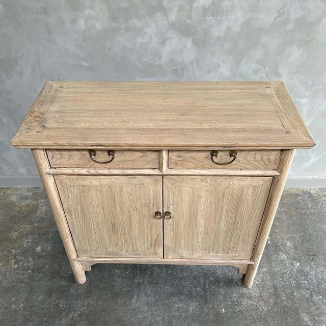 Reclaimed Elm Wood Tall With Drawers Chairish
