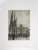 1915 etching on paper of continental cityscape on a rainy day by Nelson Dawson (1859-1941) England. Titled Sirocco on The...
