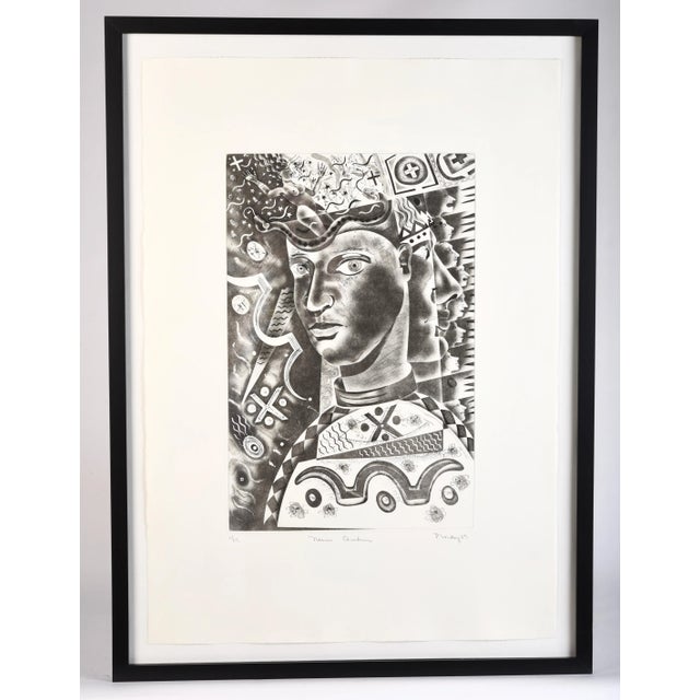 Printmaking Materials Patrick Wadley Signed Etching Abstract For Sale - Image 7 of 7
