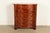 A gorgeous Chippendale or Georgian style serpentine front five-drawer highboy dresser or chest of drawers By Century...