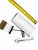 Mid 20th Century Vintage Mid-Century Modern Koch + Lowy White Metal Wall Sconce For Sale - Image 5 of 7