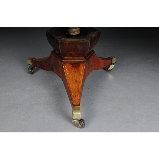 Antique English Chesterfield Captain's Desk Chair in Mahogany, 1830s For Sale - Image 18 of 18