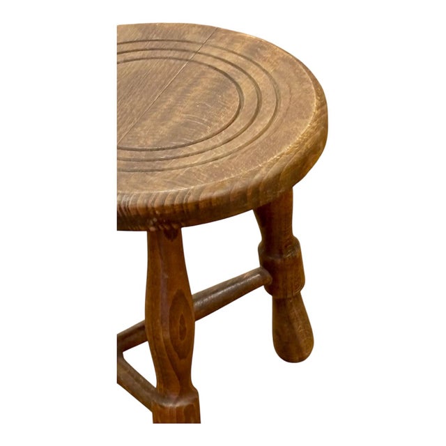 French Rustic Stool, 1880 For Sale - Image 6 of 7