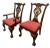 Vintage Chippendale Style Mahogany Finish Dining Chairs - Set of 6 For Sale - Image 9 of 11