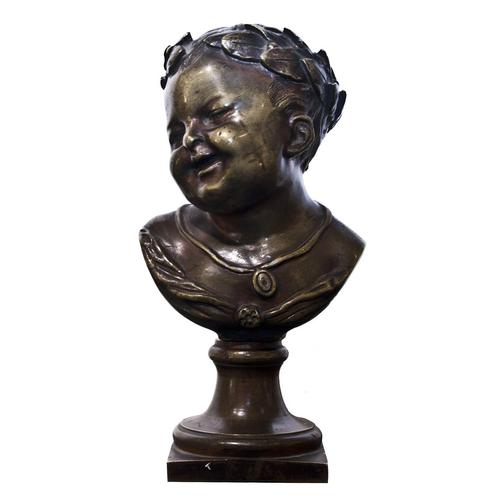 Unknown, Bust of Young Emperor, 19th Century, Bronze For Sale - Image 6 of 6