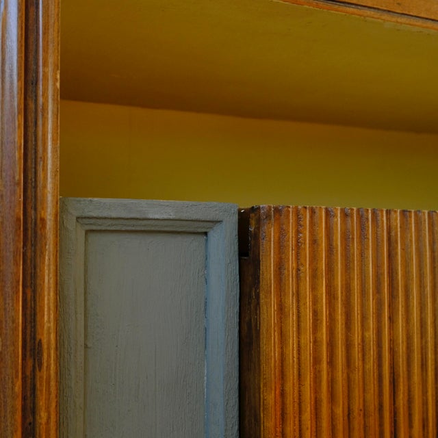 Italian Wooden Bookcase, 1960s For Sale - Image 5 of 14
