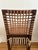 Vintage Woven Leather and Wood Counter Stool For Sale - Image 15 of 16