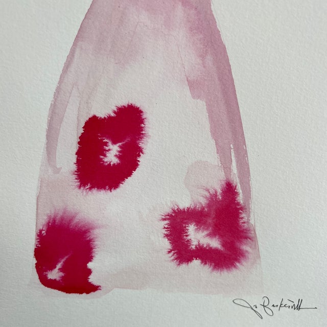 Ink Wash Dress by Jo Baskerville For Sale In West Palm - Image 6 of 12