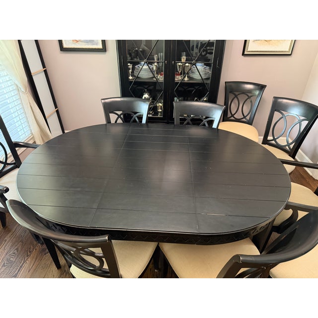 Century Furniture table and chairs bought directly from the manufacturer. The table has been refinished with a matte satin...