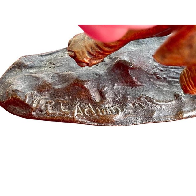 Elephant in Bronze by Ernest Louis Adnin For Sale - Image 6 of 12