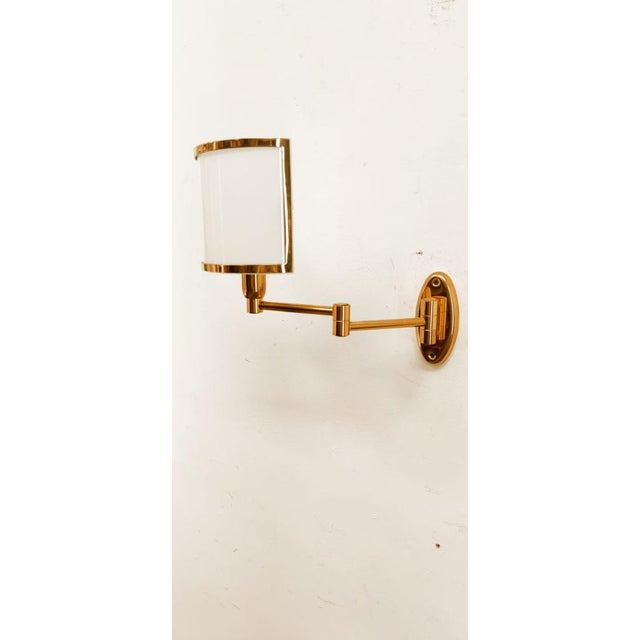 Adjustable Wall Light with Glass Fan For Sale - Image 13 of 18