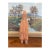 Hand-Carved Vintage Folk Art Wood Figure of Bearded Man With Hat and Carrying a Carved Object. For Sale