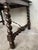 19th Spanish Baroque Walnut Solomonic Leg Fratino Dining Table With Iron Stretcher For Sale - Image 9 of 12