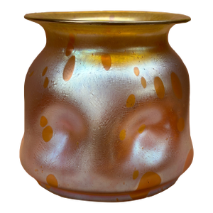 1900s Large Bohemian Loetz Astraea Vase