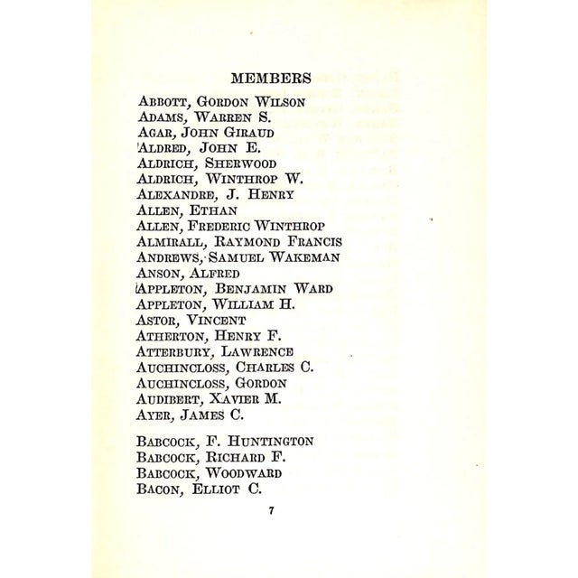 Piping Rock Club 1921 Members Annual For Sale In New York - Image 6 of 9