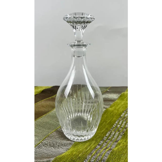 Rare Baccarat Crystal France Massena Liquor & Whiskey Decanter with Stopper This rare and elegant Massena liquor decanter...