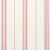 Sample - Schumacher Scarset Stripe Fabric in Rosewood For Sale
