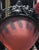 French Art Deco Red and Blue Chandelier For Sale - Image 4 of 6