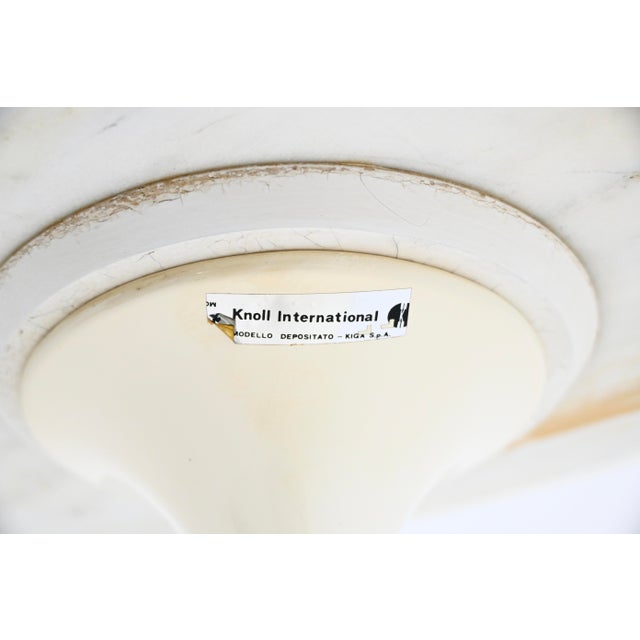 Cream Oval Side Table by Eero Saarinen for Knoll International, 1960s For Sale - Image 8 of 11