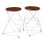Vintage Handcrafted Artisan Bar Stools, Pair For Sale