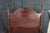 Antique Mahogany Sheraton Style Full Size 4 Post Open Pediment Bed For Sale - Image 6 of 12
