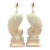 Vintage Plaster Shell Form Table Lamps - Pair For Sale