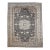 Vintage Room Size Persian Nain Rug, Handwoven Floral Pattern With Silk Highlights, Navy & Ivory , 9’ X 13’ For Sale