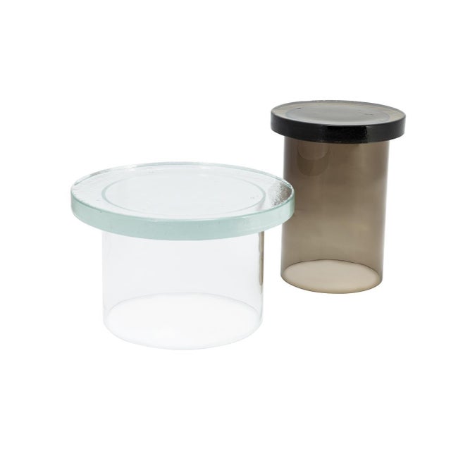 Contemporary Alwa Three 5800g Side Table in Smokey Grey by Sebastian Herkner for Pulpo For Sale - Image 3 of 4