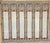 Italian Neoclassical Gray Polychromed 6-Panel Screen Italy, 20th Century This Italian Neoclassical Gray Polychromed...