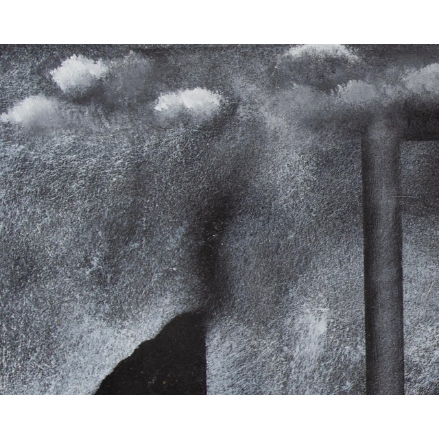 Late 20th Century Oil Painting of Clouds by Anthony Louis Popcheff For Sale - Image 5 of 7