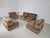 Mid-Century Modern Vintage Italian Lounge Chairs by Euromobili, 1970s, Set of 5 For Sale - Image 3 of 13