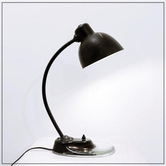 N° 756 Desk Lamp by Marianne Brandt, Hin Dieckbrede & H. Gaute for Kamdem, 1930s For Sale - Image 16 of 16