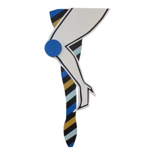 Wooden Figurative Sculpture Work by Angela Chrusciaki Blehm Titled Rio 1c For Sale