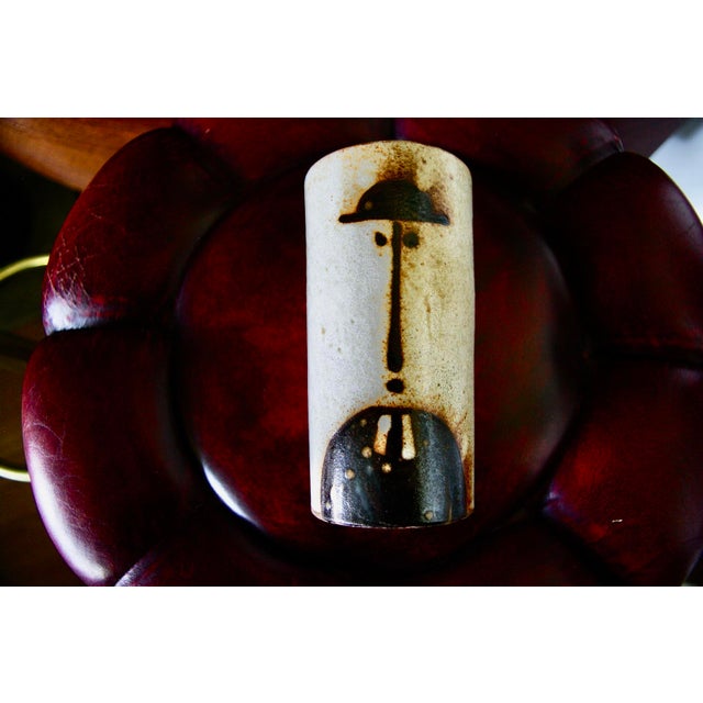 Ceramic Roleu Vases by Alain Rufas for Vallauris, 1970, Set of 6 For Sale - Image 7 of 10