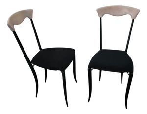 Vintage Dining Chairs by Fasem, 1980s, Set of 2