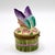 Late 20th Century Vintage Chamart Exclusives Limoges Hand-Painted "Butterfly" Porcelain Hinged Trinket Box For Sale - Image 5 of 11