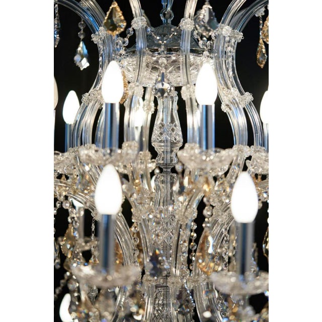 Maria Theresa 45 Lights Gold and Silver Chandelier by Aggiolight For Sale - Image 4 of 8