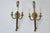 Late 20th Century Brass 3 Arm Sconces From Waldorf Astoria Hotel New York City - a Pair For Sale - Image 9 of 9