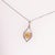 Orange Citrine Pendant Necklace With Earth Mined Diamonds in Solid 14k Gold, Round 5mm For Sale - Image 8 of 8